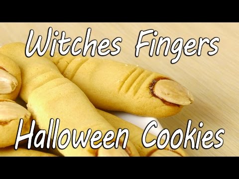 Witches Fingers Halloween Cookies