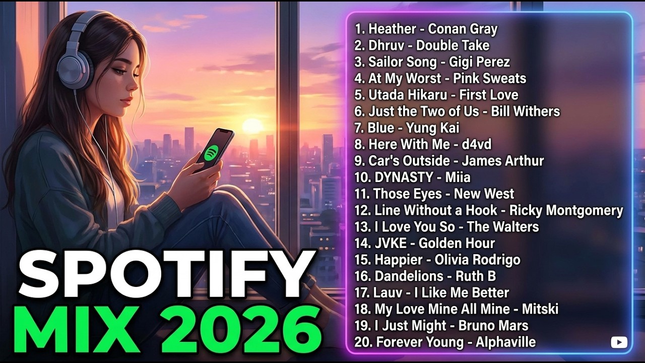 Late Night & Overthinking 🌙 Acoustic Playlist 2026 Sad Spotify Songs That Hit Deep