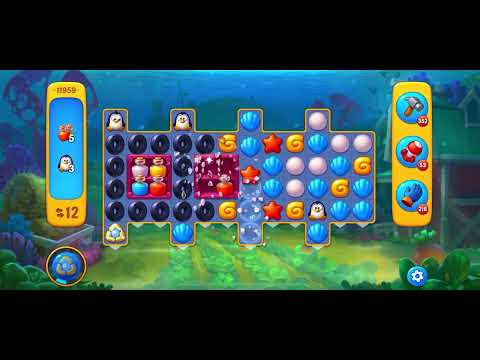 Fishdom level 11959 no boosters フィッシュダム ノーマル