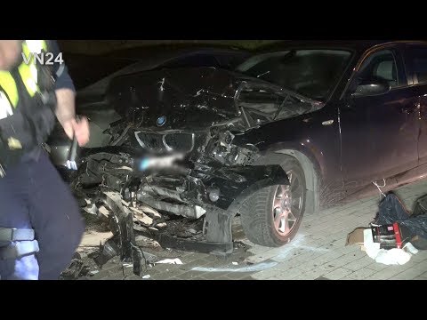 16.01.2020 - VN24 - Fahrer unter Drogen rast in geparkte Fahrzeuge - Unfall in Lünen