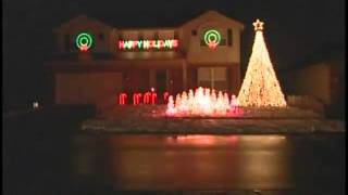 [HQ] Christmas Lights On a House with Music - Trans Siberian Orchestra - Wizards In Winter