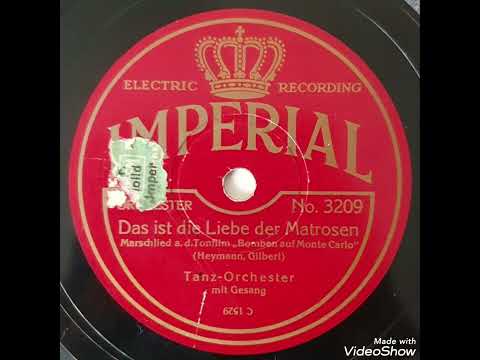 Das ist die Liebe der Matrosen / Billy Bartholomew & sein Tanzorchester, Gesang: Die Parker