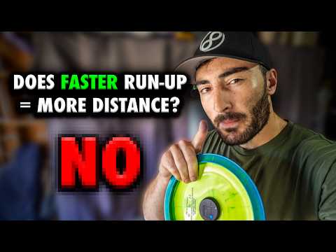 Does a Faster Run-up = More Distance? (disc golf experiment)