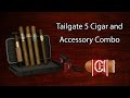 TAILGATE 5 CIGAR AND ACCESSORY COMBO