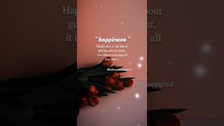happiness 😊/best motivational quotes in English #Shorts #bestmotivationalvideo #motivation