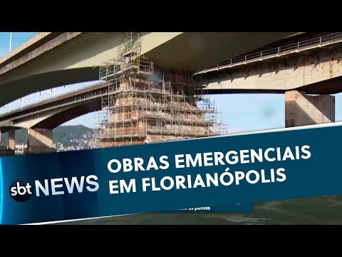 Obras emergenciais em Florianópolis | SBT News (11/06/20)