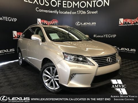 Used Tan 2015 Lexus RX 350 AWD Touring Package Review - Boyle, Alberta, Canada