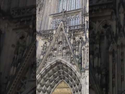 third tallest church in the world real situation in the morning #cologne #germany #shorts