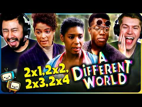 A DIFFERENT WORLD (1988) 2x1, 2x2, 2x3, 2x4 Reaction! | Jasmine Guy, Kadeem Hardison w/ Jaby Koay