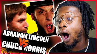 Abe Lincoln vs Chuck Norris. Epic Rap Battles of History (REACTION)