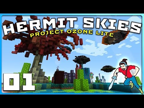 HERMIT SKIES | Ep 01 | TO THE DREADNOUGHT! || Project Ozone Lite Modded Minecraft