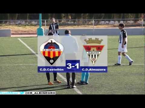 Resumen: Cadete"B" C.D.Castellón 3-1 C.D.Almazora (9/02/2013) Jornada 18