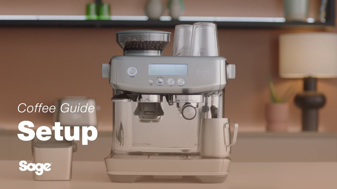 Breville coffee guide tutorial - Setting up your machine