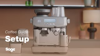 The Barista Pro™ | Set up your espresso machine in seven easy steps | Sage Appliances UK
