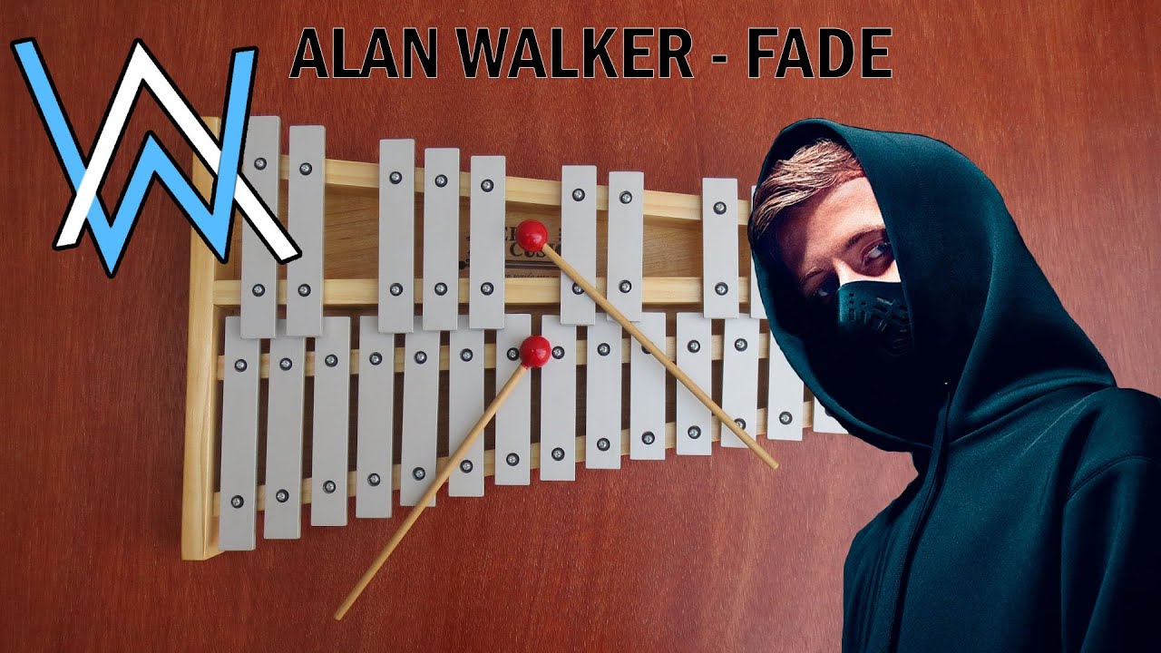 🎵 Alan Walker - Fade /Canciones en Xilófono 𝄞 songs on xylophone -Tutorial con notas musicales 🎶