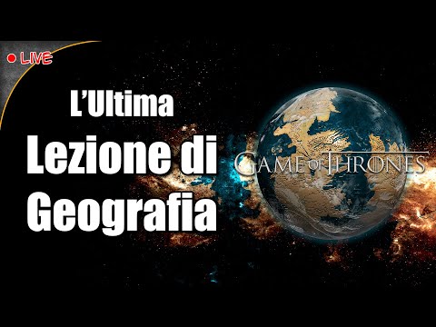 L'Ultima lezione di GEOGRAFIA