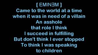 Eminem ft Skylar Grey - Asshole (Short Version) [HQ Lyrics]