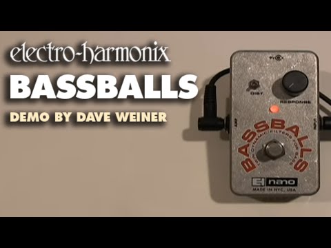 Electro-Harmonix Bassballs Twin Dynamic Envelope Filter (EHX Pedal Demo by Dave Weiner)