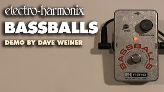 Electro-Harmonix Bassballs Twin Dynamic Envelope Filter (EHX Pedal Demo by Dave Weiner)