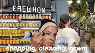 shopping vlog: Erewhon, thrift store and more! + Saturday Reset Cleaning