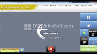 Démonstration EXPERTDEV-SPORT Logiciel Gestion Salle de sport