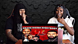 DRAKE CAME OUT SWINGING!! | Drake - Push Ups Drop & Give Me Fifty (REACTION)