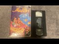 Opening To Aladdin 1993 VHS