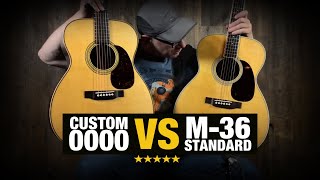Video thumbnail for Martin Custom 0000 vs M-36 (Custom vs Standard Model Challenge) by Acoustic Letter