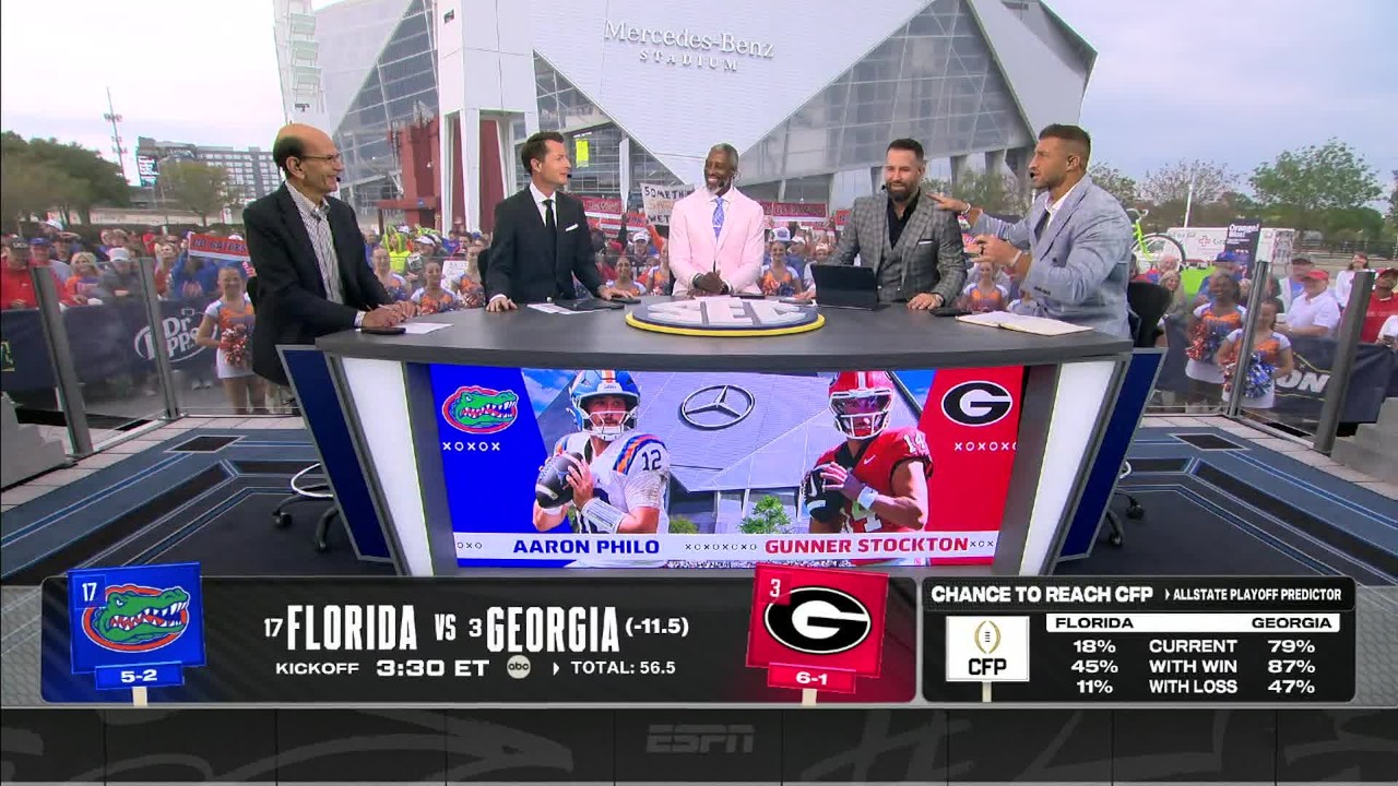 FLORIDA-GEORGIA RIVALRY 😤 Tim Tebow's passionate analysis + Florida's CFP on the line?! | SEC Nation