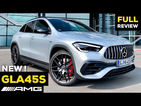 2021 MERCEDES GLA 45 S AMG Full In-Depth Review BRUTAL Sound DRIVE Autobahn Germany