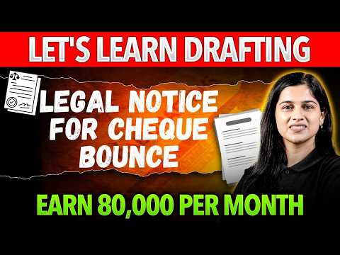How to Draft & Send Cheque Bounce Legal Notice u/s 138