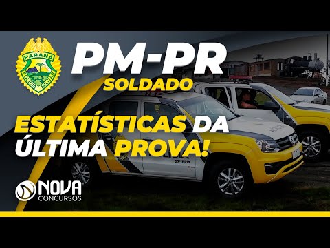Concurso PM PR - Estatísticas da Última Prova