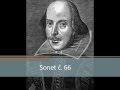 Shakespeare - Sonet č. 66 (Martin Hilský) 
