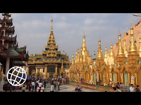 Shwedagon Pagoda, Myanmar  [Amazing Places 4K]