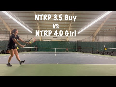 NTRP 4.0 Girl vs NTRP3.5 Guy - I forgot my tripod edition