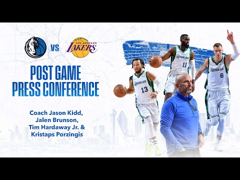 Mavs Post Game Report: Jason Kidd, Jalen Brunson, Tim Hardaway Jr & Kristaps Porzingis (12/15/21)