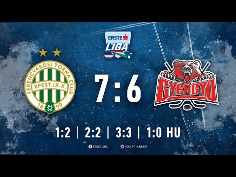 Gólösszefoglaló - EL 217 - FTC-Telekom - Gyergyói Hoki Klub 7:6 20220219