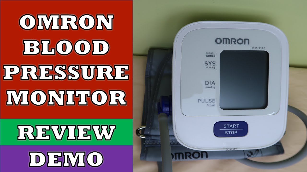 Omron HEM 7120 Blood Pressure Monitor - Review and Demo
