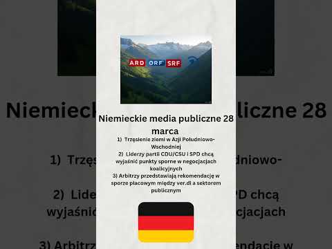 Niemieckie media publiczne 28 marca
