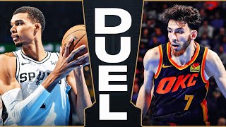 Victor Wembanyama - San Antonio Spurs - Chet Holmgren - Oklahoma City Thunder