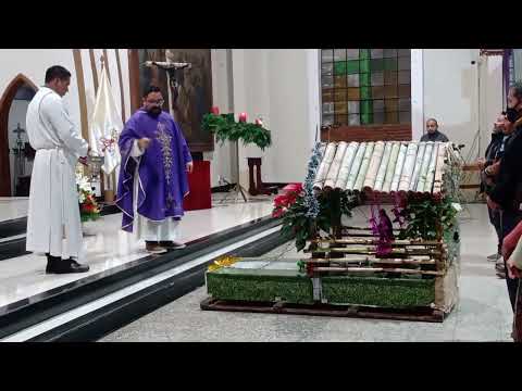 Bendición de anda de posadas 15 diciembre 2,023 parroquia Santiago apóstol Patzicia chimaltenango