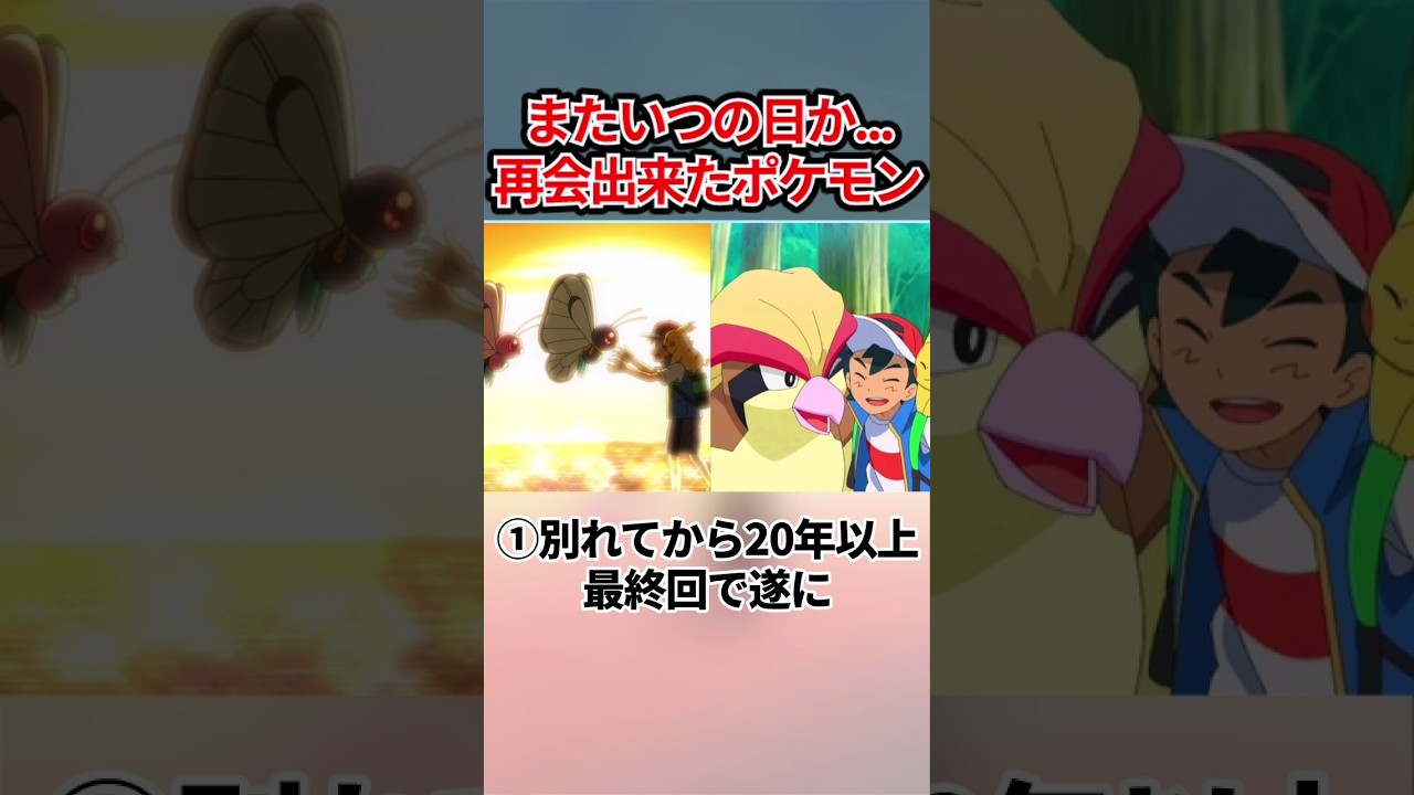 別れた後に再会出来たポケモン... #shorts