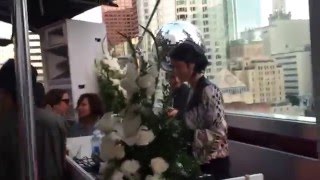 Francesca Lombardo djing at Disco Dive in LA, at The Standard