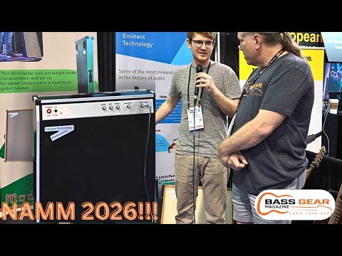 ET Pro: Ultra Thin 5 5"Bass Cab Explained (NAMM 2026)