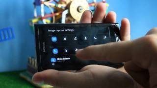 Nokia N9 camera interface demo