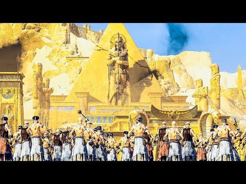 TOMB KINGS vs EMPIRE - Siege of Lybaras - WARHAMMER Cinematic TotalWar
