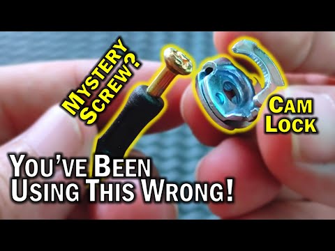 How Cam Locks Work in Flat-Pack Furniture | Camlock Screw Tutorial