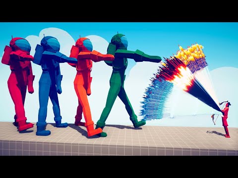 AMONG US COLOR PACK vs EVERY GOD - Totally Accurate Battle Simulator TABS