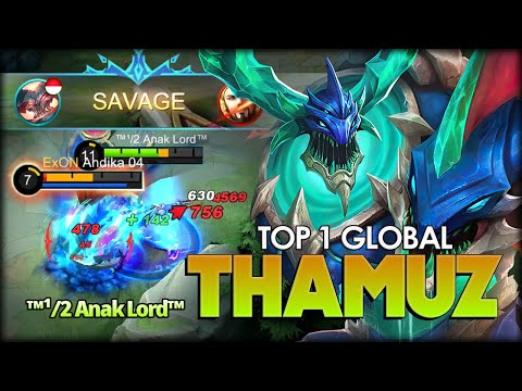SAVAGE!! Liquid Fire Non Stop War! ™¹/2 Anak Lord™ Top 1 Global Thamuz - Mobile Legends - Bang Bang
