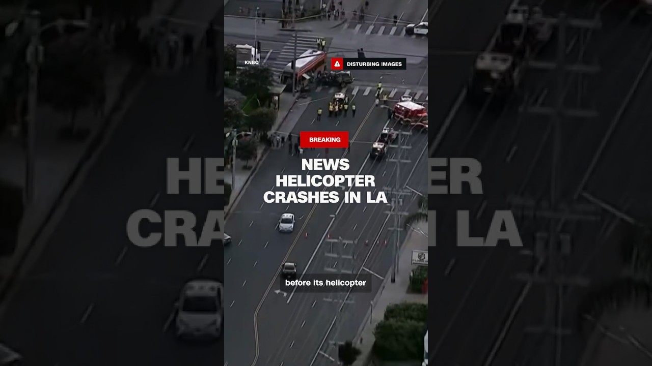 News helicopter crashes in Los Angeles suburb, killing at least three people